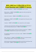 BIOL 1050 Test 3 UPDATED ACTUAL   Exam Questions and CORRECT Answers