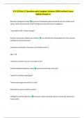 ILTS 155 Part 2&vert; Questions with Complete Solutions 100&percnt; Verified&vert; Latest  Update Graded A&plus; 