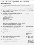 LCHI 478&colon; Exam 2 questions well answered already passed