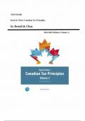 Test Bank for Byrd & Chen's Canadian Tax Principles&comma; 2022-2023 Edition &lpar;Volume 2&rpar;by Donell & Chen&comma; All Chapters Included
