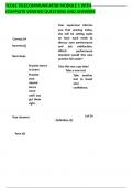 TCOLE TELECOMMUNICATOR MODULE 1 WITH COMPLETE VERIFIED QUESTIONS AND ANSWERS  2025