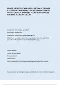 EDAPT NURSING CARE SPINA BIFIDA ACCURATE LATEST EDITION 2025 REVISED EXAM QUESTIONS WITH CORRECT ANSWERS &lpar;VERIFIED ANSWERS&rpar; HIGHEST SCORE A&plus; GRADE