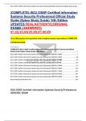 &lpar;COMPLETE&rpar; ISC2 CISSP Certified Information  Systems Security Professional Official Study  Guide &lpar;Sybex Study Guide&rpar; 10th Edition  UPDATES REAL&sol;AUTHENTIC&sol;ORIGINAL  EXAMS &lpar;ANSWERED&rpar;  V1&comma;V2&comma;V3&comma;V4&comma;V5&comma;V6&comma;V7&comma;V8&comma;V9