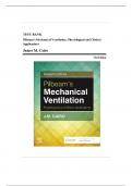  TEST BANK - PILBEAM&rsquo;S MECHANICAL VENTILATION-PHYSIOLOGICAL AND CLINICAL APPLICATIONS&comma; 7TH EDITION &lpar;CAIRO&rpar; RATIONALES&comma; CHAPTER 1-23 &vert; ALL CHAPTERS 
