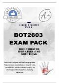 BOT2603 LATEST EXAM PACK 2025 &lbrace;DETAILED QUESTIONS AND ANSWERS &rcub;
