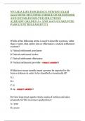 NEVADA LIFE INSURANCE NEWEST EXAM 2025 WITH MULTIPLE CHOICE OF QUESTIONS AND DETAILED SOLVED SOLUTIONS ALREADY GRADED A&plus; AND 100&percnt; GUARANTEE PASS &lpar;JUST RELEASED&excl;&excl;&excl;&excl;&excl;&rpar;