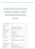 ATI TEAS 7 Science Study Guide &vert; Anatomy&comma; Physiology&comma; Life & Physical Sciences &vert; Practice Questions with Rationales &lpar;2024&sol;2025&rpar;