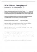 ISTM 209 Exam 3 questions well answered to pass graded A&plus;