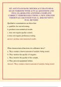 MT AMT EXAM BANK 2025&sol;2026 ACCURATE REAL EXAM VERSIONS WITH ACTUAL QUESTIONS AND WELL ELABORATED ANSWERS &lpar;COMPLETE CORRECT VERIFIED SOLUTIONS&rpar; A NEW UPDATED VERSION &vert;GUARANTEED PASS A&plus; &lpar;BRAND NEW&excl;&excl;&rpar; FULL REVISED