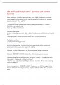 APR 303 Test 1 Study Guide 37 Questions with Verified Answers&comma;100&percnt;CORRECT