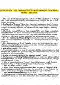 OEDIPUS REX TEST EXAM QUESTIONS AND ANSWERS GRADED A&plus; NEWEST VERSION&period;
