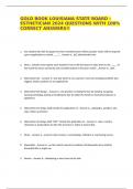 GOLD BOOK LOUISIANA STATE BOARD : ESTHETICIAN 2024 QUESTIONS WITH 100% CORRECT ANSWERS!!