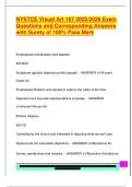 NYSTCE Visual Art 167 2025/2026 Exam  Questions and Corresponding Answers  with Surety of 100% Pass Mark 