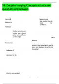 SR Doppler Imaging Concepts actual exam questions and answers&period;