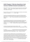 3120 Chapter 2 Review Questions And Correct Verified Answers &lpar;Graded A&plus;&rpar;&period;