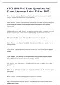CSCI 1100 Final Exam Questions And Correct Answers Latest Edition 2025&period;