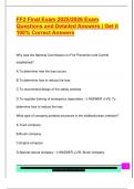 FF2 Final Exam 2025&sol;2026 Exam  Questions and Detailed Answers &vert; Get it  100&percnt; Correct Answers 