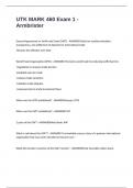 UTK MARK 460 Exam 1 - Armbrister