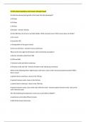 CCI Echo Exam Questions and Answers Already Passed 