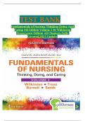 TEST BANK Fundamentals of Nursing Thinking Doing And Caring 4th Edition Volume 2 By Wilkinson Treas&comma;Latest Edition All Chapters Fully Covered&comma;2025 Update&period;