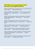IFSTA Mod 2&colon; Fire Ground Support &lpar;ELFG&rpar; -Questions With Insightful Solutions
