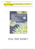 Test Bank For Oral Pathology for the Dental Hygienist&comma; 7th Edition by Olga A&period; C&period; Ibsen&comma; ISBN 978-0323400626 All Chapters Fully Covered&vert;&vert;Complete Guide A&plus;&vert;&vert;LATEST VERSION&period;