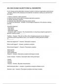 AN 300 EXAM QUESTIONS & ANSWERS