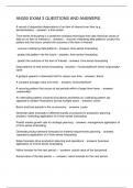 AN300 EXAM 3 QUESTIONS AND ANSWERS