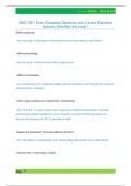 BSCI 201 Exam 1 Complete Questions and Correct Detailed  Answers &lpar;Verified Answers&rpar;1 
