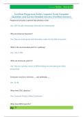 Certified Playground Safety Inspector Exam Complete  Questions and Correct Detailed Answers &lpar;Verified Answers&rpar;