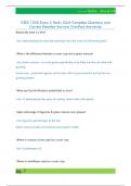 CSES 1020 Exam 2 Study Guid Complete Questions and  Correct Detailed Answers &lpar;Verified Answers&rpar;e 