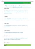 CSX test 2 Complete Questions and Correct Detailed Answers  &lpar;Verified Answers&rpar;2
