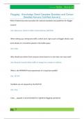 Flagging - Knowledge Check Complete Questions and Correct  Detailed Answers &lpar;Verified Answers&rpar; 