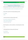 Maryland Mva permit test Complete Questions and Correct  Detailed Answers &lpar;Verified Answers&rpar; 