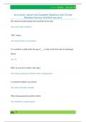 mva drivers permit test Complete Questions and Correct  Detailed Answers &lpar;Verified Answers&rpar; 