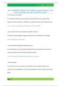 MVA LEARNER'S PERMIT TEST GUIDE Complete Questions and  Correct Detailed Answers &lpar;Verified Answers&rpar; 