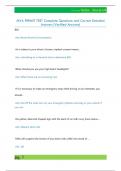 MVA PERMIT TEST Complete Questions and Correct Detailed  Answers &lpar;Verified Answers&rpar; 