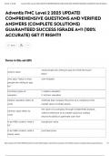 Adventis FMC Level 2 2025 UPDATE&vert; COMPREHENSIVE QUESTIONS AND VERIFIED ANSWERS &lpar;COMPLETE SOLUTIONS&rpar; GUARANTEED SUCCESS &vert;GRADE A&plus;&excl;&excl; &lpar;100&percnt; ACCURATE&rpar; GET IT RIGHT&excl;&excl;