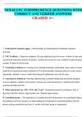 TEXAS LPC JURISPRUDENCE QUESTIONS WITH  CORRECT AND VERIFED ANSWERS&period;  GRADED A&plus;&period;