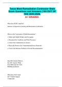 Texas Mold Remediation Contractor State  Exam Questions and Answers &lpar;100 OUT OF  100&rpar; 2025-2026&period;  A&plus; GRADED&period; 
