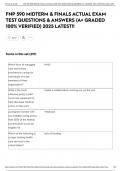 FNP 590 MIDTERM & FINALS ACTUAL EXAM TEST QUESTIONS & ANSWERS &lpar;A&plus; GRADED 100&percnt; VERIFIED&rpar; 2025 LATEST&excl;&excl;