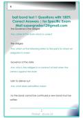 bail bond test 1 Questions with 100&percnt;  Correct Answers &vert; for Specific Exam  Mail supergrades12&commat;gmail&period;com