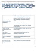 SDSU BA323 BRINCKS FINAL EXAM 2025 &vert; ALL  QUESTIONS AND CORRECT ANSWERS &vert; GRADED  A&plus; &vert; NEWEST VERSION &vert; VERIFIED ANSWERS