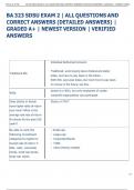 BA 323 SDSU EXAM 2 &vert; ALL QUESTIONS AND  CORRECT ANSWERS &lpar;DETAILED ANSWERS&rpar; &vert;  GRADED A&plus; &vert; NEWEST VERSION &vert; VERIFIED  ANSWERS