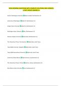 KDCHI REGIONS&vert; QUESTIONS WITH COMPLETE SOLUTIONS 100&percnt; VERIFIED&vert;  LATEST UPDATE GRADED A&plus; 