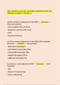 EMD COURSE V14 &lpar;ACTUAL 2025&sol;2026&rpar; QUESTIONS WITH 100&percnt;  VERIFIED ANSWERS &vert; GRADED A