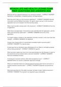 Nevada Life and Health License Exam Prep Questions and answers 2025