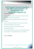 CDCR EXAM  Questions with 100&percnt; Correct Answers &vert; for Specific Exam Mail supergrades12&commat;gmail&period;com