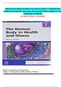 THE HUMAN BODY IN HEALTH AND ILLNESS 7TH EDITION BY  BARBARA HERLIHY 2025-2026&period; QUESTIONS WITH CORRECT AND  VERIFIED ANSWERS&period;  GUARANTEED A&plus; GRADED&period;