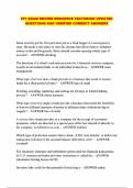 FP1 EXAM REVIEW RESOURCE FEATURING UPDATED QUESTIONS AND VERIFIED CORRECT ANSWERS